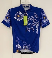 NEW WEIMOSTAR Full Zip Short Sleeve Cycling Jersey - Size Small - Fun & Colorful