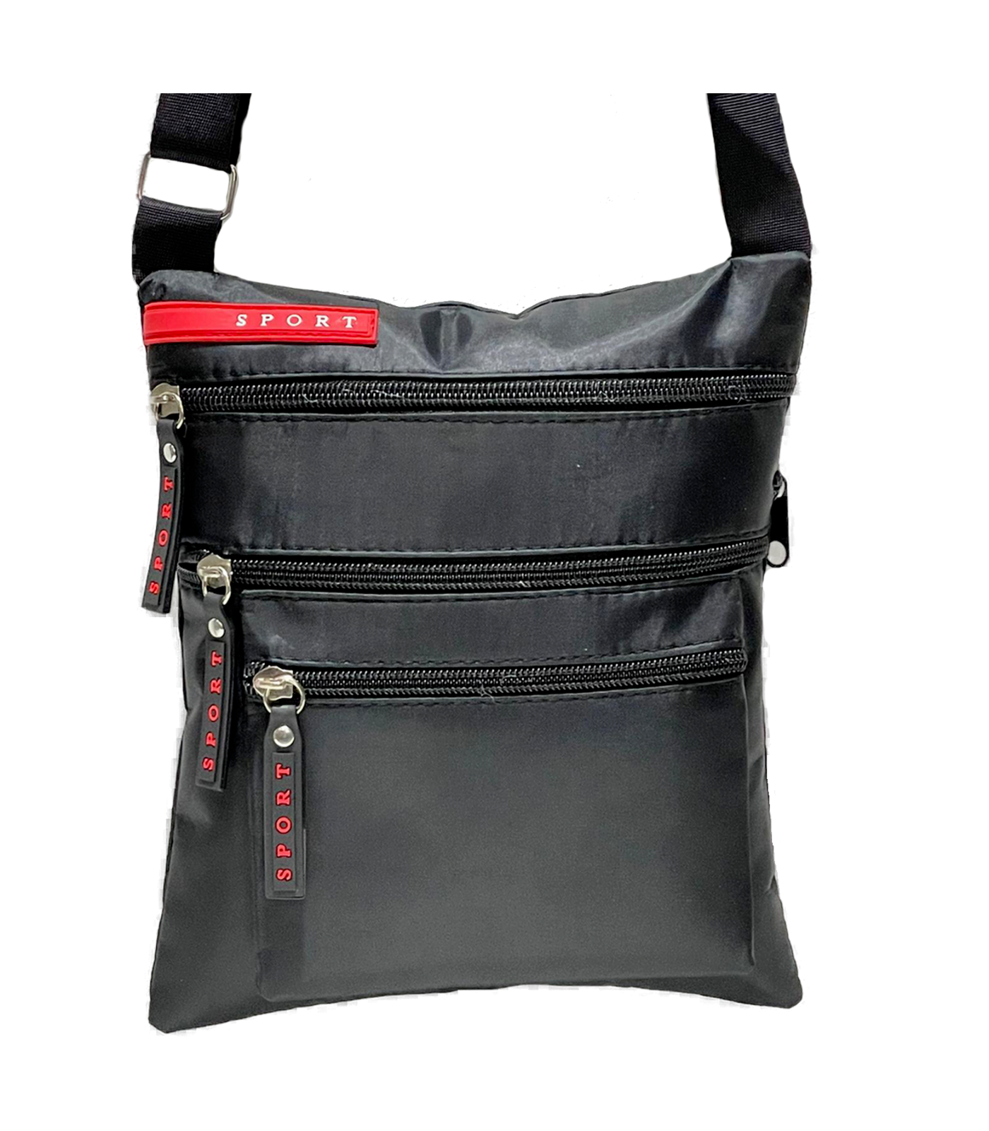 Unisex Messenger Bag Small Cross Body Shoulder Utility Black Travel