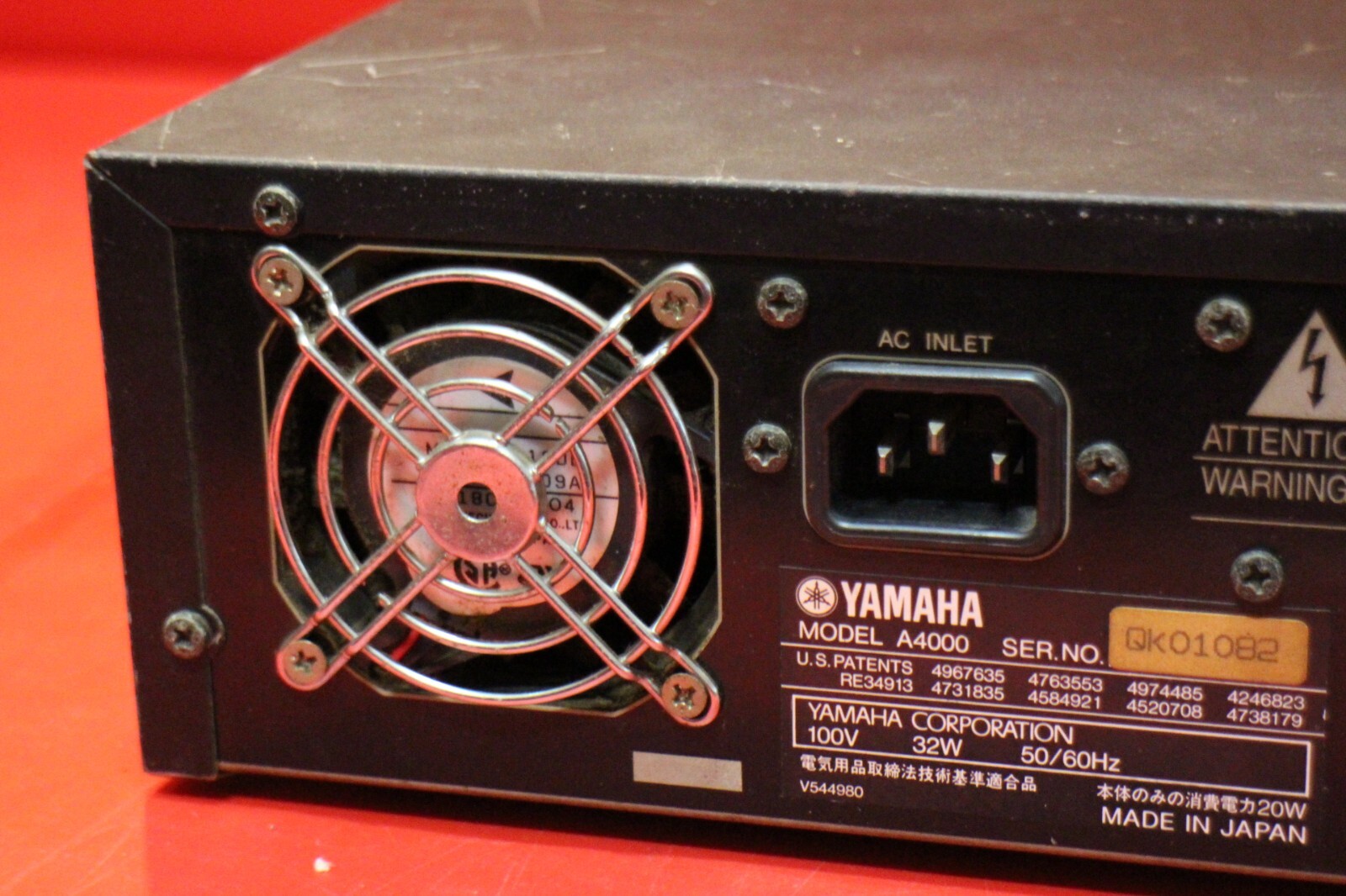 USED YAMAHA A4000 Professional Sampler Module A 4000 U2603 250516