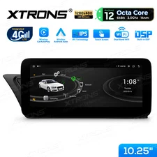 Android 14 8-Core CarPlay Car Stereo GPS Nav For Audi A4 S4 RS4 A5 S5 RS5 10.25"