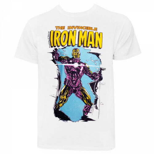 Iron Man T-Shirt White | eBay
