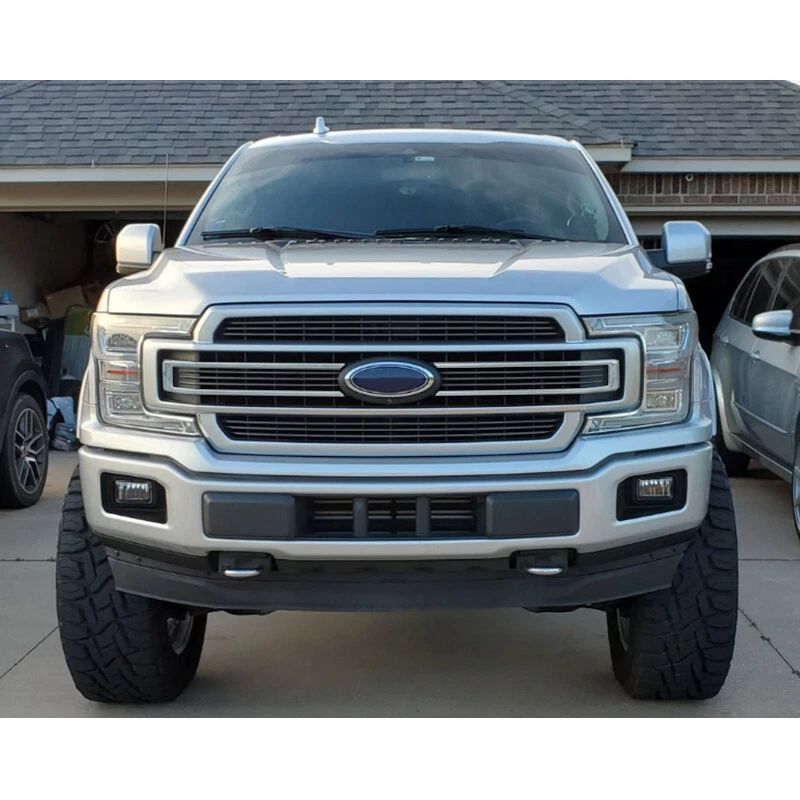 UX Ingot Silver Front Bumper Grille For 2018 2019 2020 Ford F-150 F150 Limited - Image 2 of 4