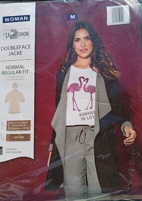 Up Fashion Doubleface Wendejacke Jacke Strickjacke Damen Gr. M