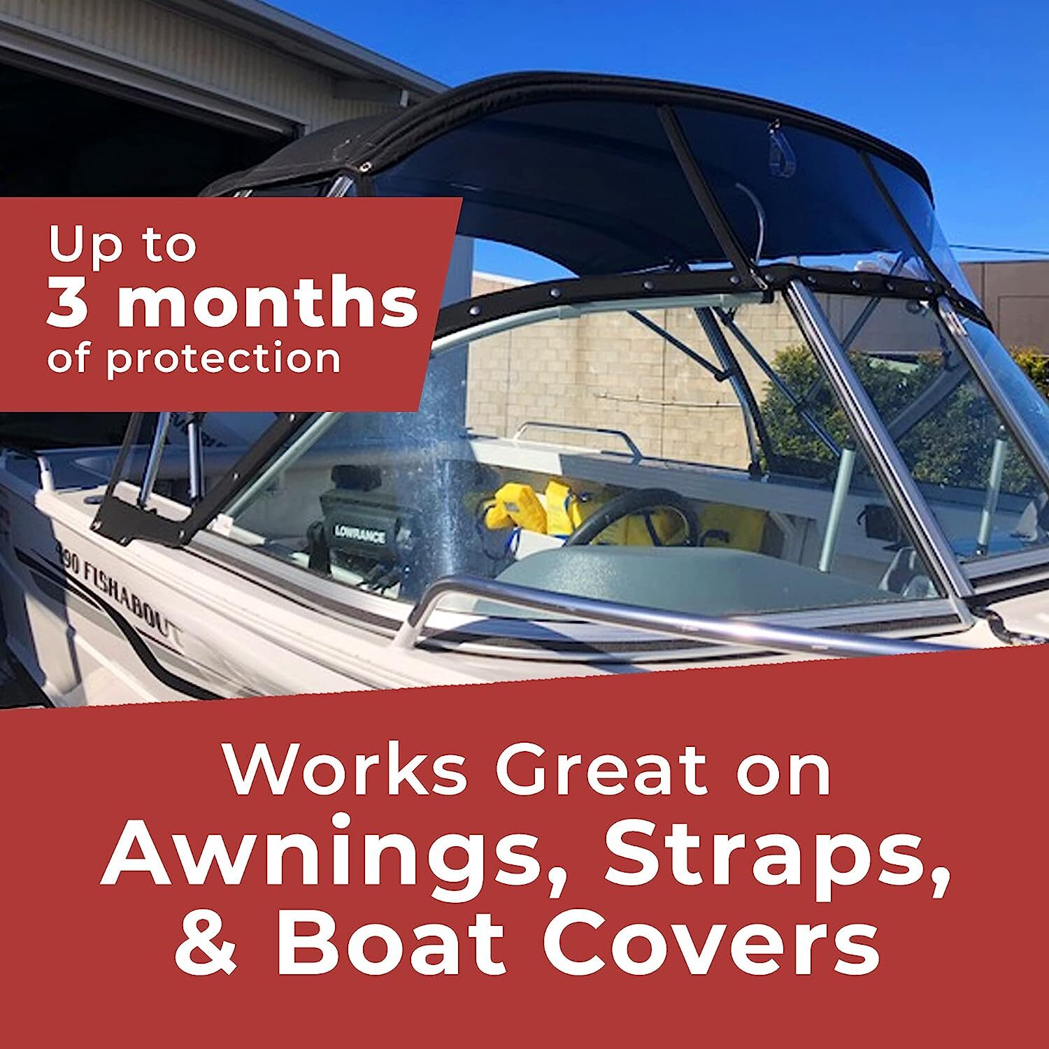 Shurhold Marine Boat Canvas Cover Snap Stick Snap & Zipper Wax