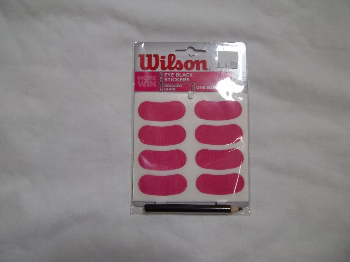 WILSON WTF9818 HOPE PINK EYE BLACK STICKERS WITH PENCIL