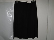 DSCP QUARTERDECK COLLECTION BLACK SKIRT UNHEMMED -- 16WR, 29" L -- NEW  