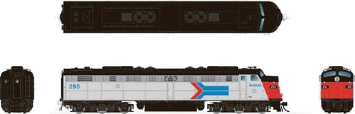 Rapido 28504 HO EMD E8A - Sonido y DCC Amtrak #324 (Fase I; plata, rojo, azul, | Zustand: New