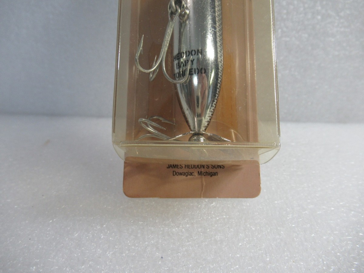 VINTAGE HEDDON RARE PACKAGE NOS BABY TORPEDO XD361 NBL FISHING