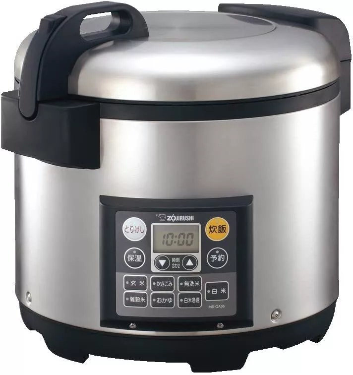 ZOJIRUSHI Rice Cooker NS QC XA cups 3.6L Silver v