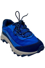 Merrell Kid's Moab Speed Mid Waterproof Hiking Sneaker Blue