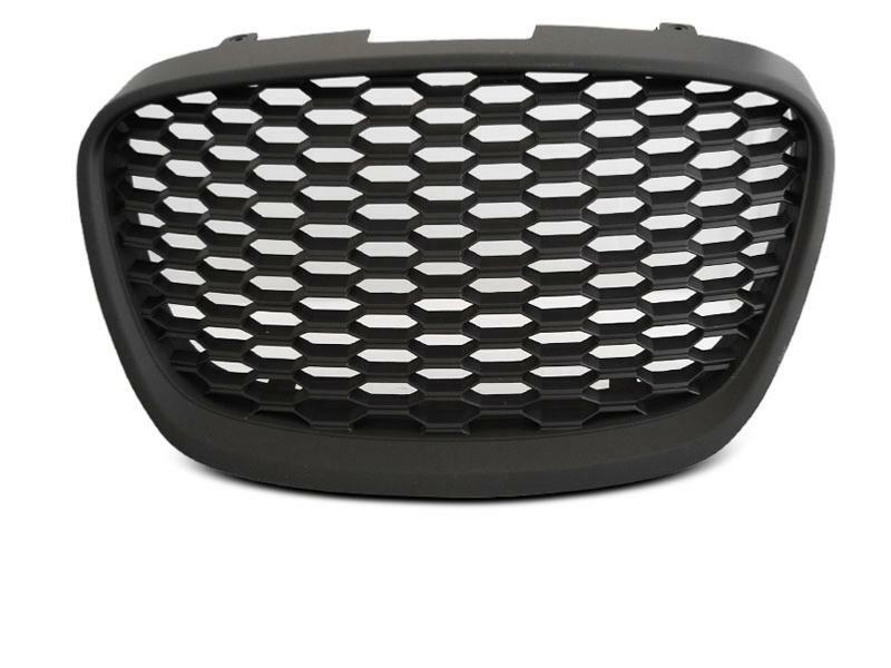 Grille calandre Seat Leon 1P LCI look nid d'abeille noir mat 2009-2012 - 28699281