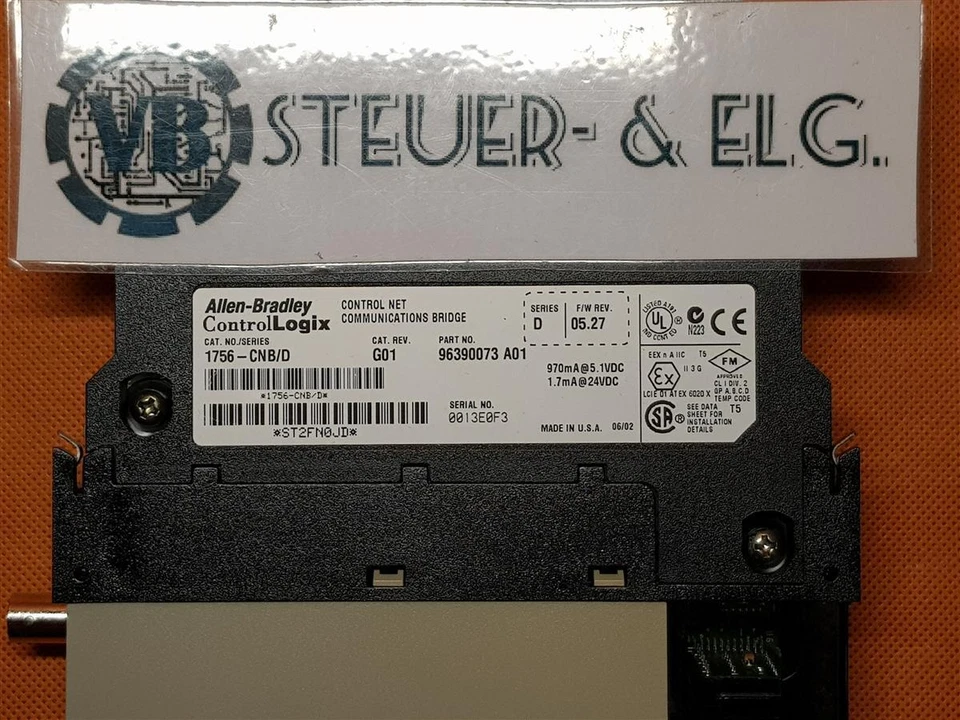 Allen Bradley Controllogix Cnet Comms Módulo 1756-CNB / Ser: D - Imagen 2 de 2