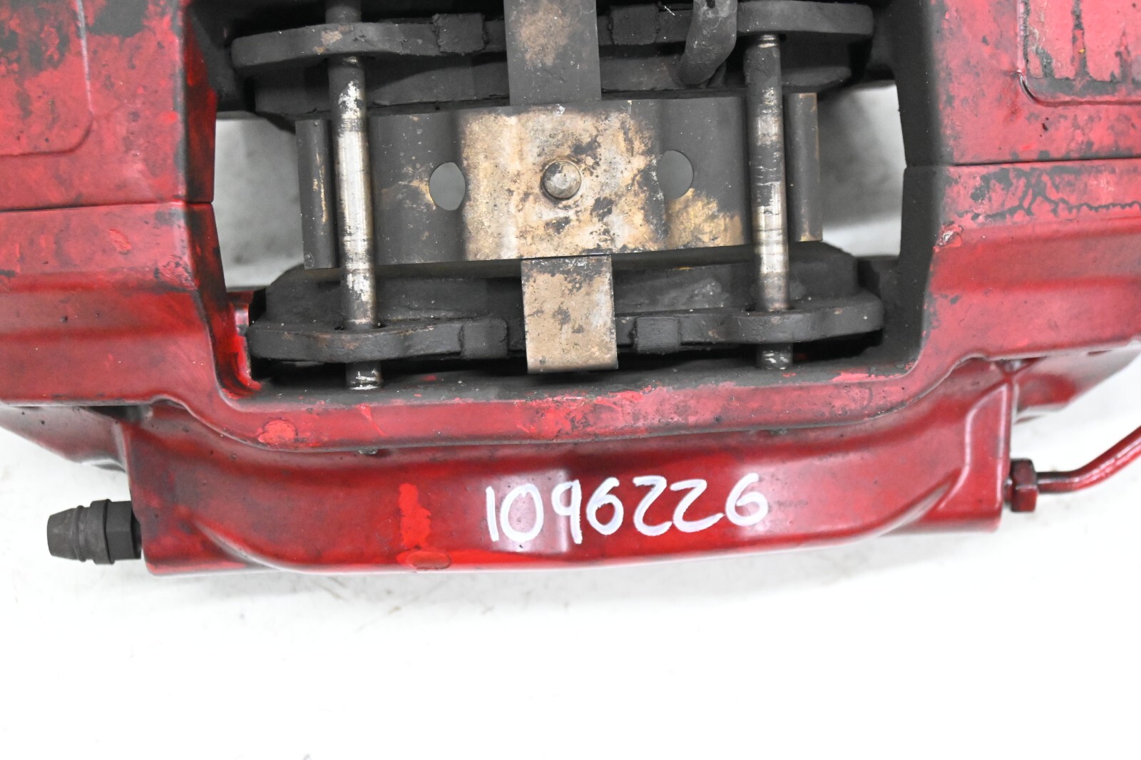 ⭐ 14-17 Maserati Quattr Ghibli 3.0 Rear Sport Brake Caliper Carrier Set Red Oem