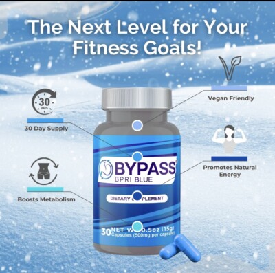 Bypass blue bpri capsules green tea ginger  dietary suppl