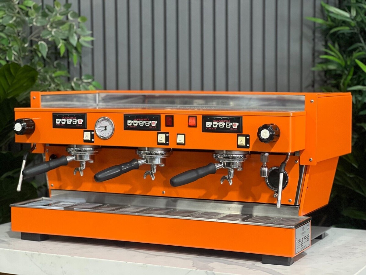 LA MARZOCCO LINEA CLASSIC 3 GROUP ESPRESSO COFFEE MACHINE BURNT