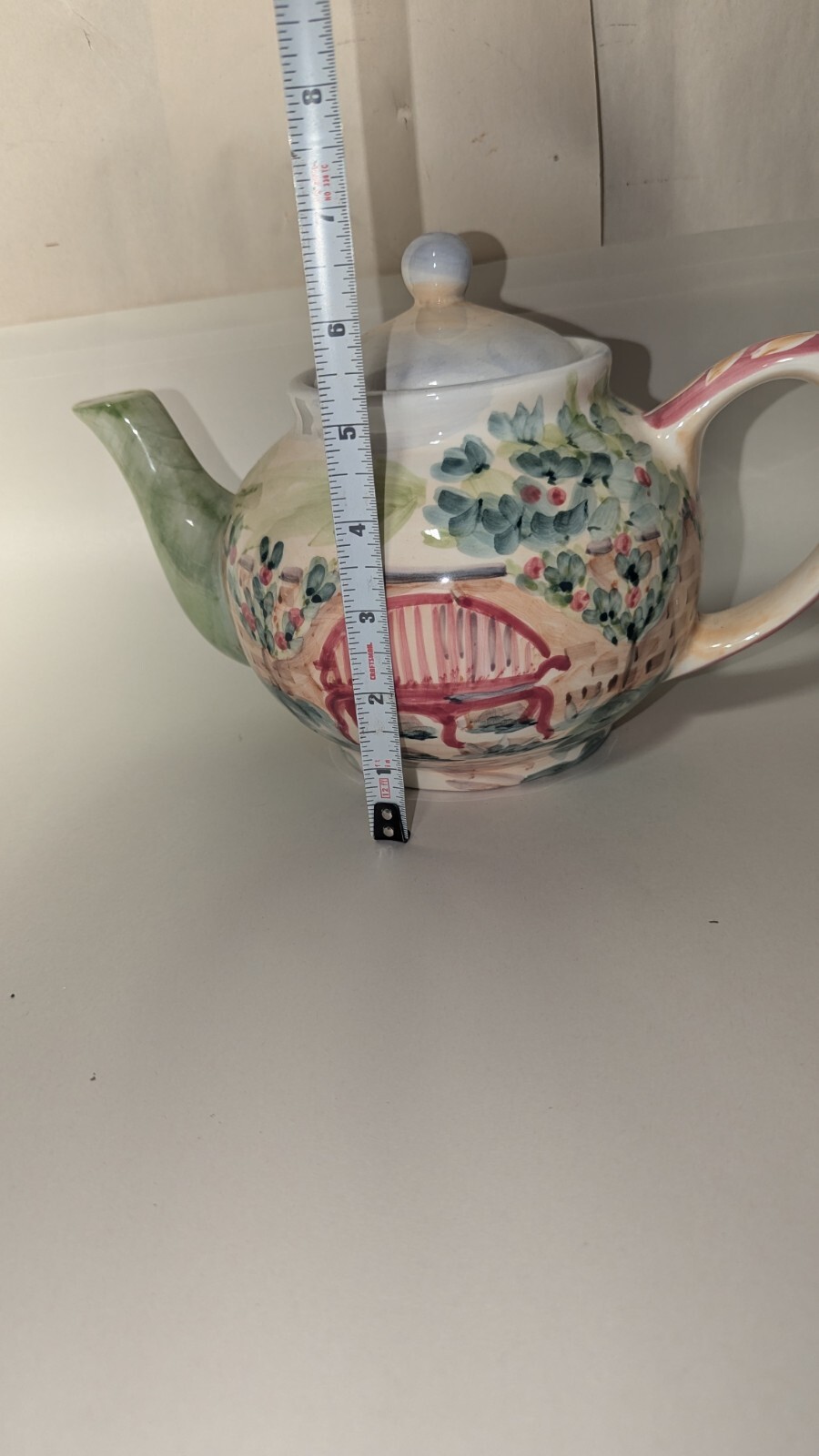 Vintage ZRIKE Tea Pot Michael Sparks - Estate Of Mind HAND PAINTED GC ...