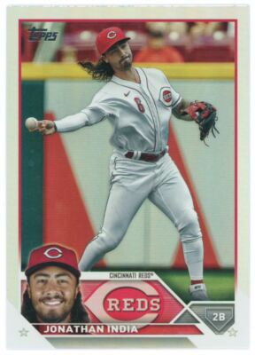 PACK ARGENT 2022 Topps chrome Jonathan India réfracteur Mojo or SP