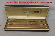 Cross 12KT Twist Ballpoint Pen and Pencil Set - 17374R