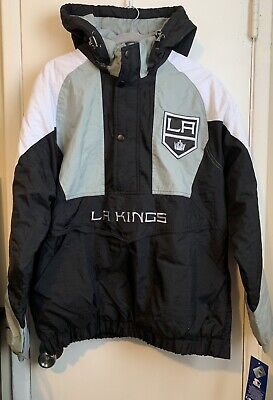 New Starter Los Angeles Kings Pullover Jacket Mens Size New Starter Los Angeles Kings Pullover Jacket Mens Size