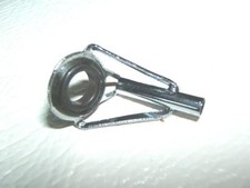 FISHING LINE ROD POLE END LAST EYE TIP CHROME 3.2mm INSIDE DIAMETER EYELET 5.6mm