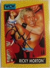 Ricky Morton signed Wrestling card #1