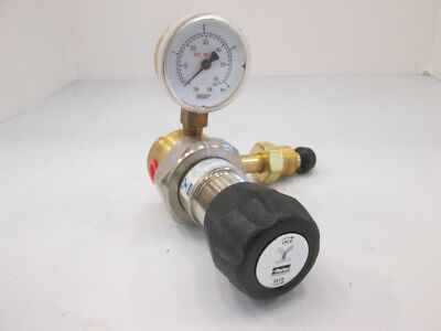 #ad #ad Veriflo IR4201 Regulator Assy w 0 60PSI Wika Gauge Used $130.00