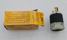 Hubbell HBL4570C Twist Lock Industrial Plug 2 Pole 3 Wire 250V 15A
