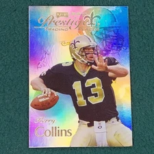 Kerry Collins 1999 Playoff Prestige SSD Football Trading Places card #B145