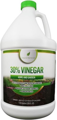 1 Gallon Bottle , 30% Vinegar Home Garden, 6X Cleaning Power Multiple Uses