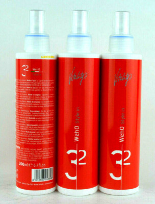 3x 200ml Vitality's WEHO Style-In Spray