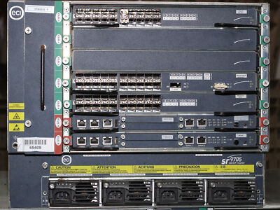 ECI Telecom SR9705 Switch Router RCP-400, NPB-20P-GE-2P-10GE-ADV-T ...