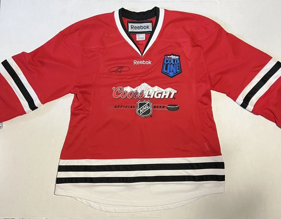 Camiseta deportiva de hockey Jeremy Roenick Coors Light Reebok 2014 talla grande NHL NUEVA SIN ETIQUETAS Foto 2 de 4