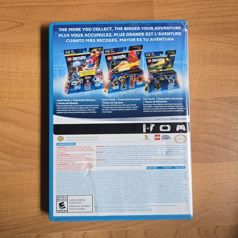 Nintendo Wii U - Lego Dimensions Game ONLY w/ Case and Manual Tested Working - Image 3 of 4