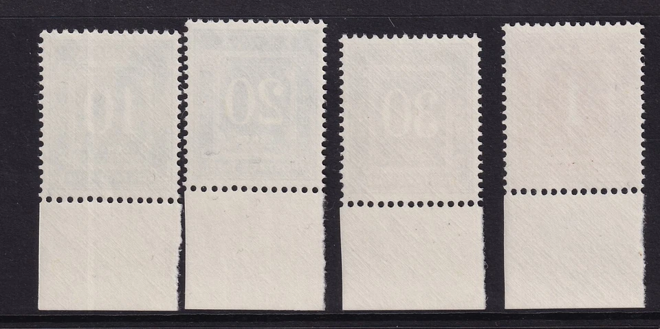 Kenia 1971 QEII franqueo debido conjunto completo excelente MNH. SG D19-D22. Foto 2 de 3