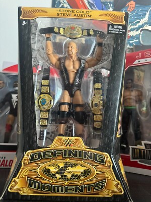WWE Stone Cold Steve Austin Mattel Defining Moments Actionfigur