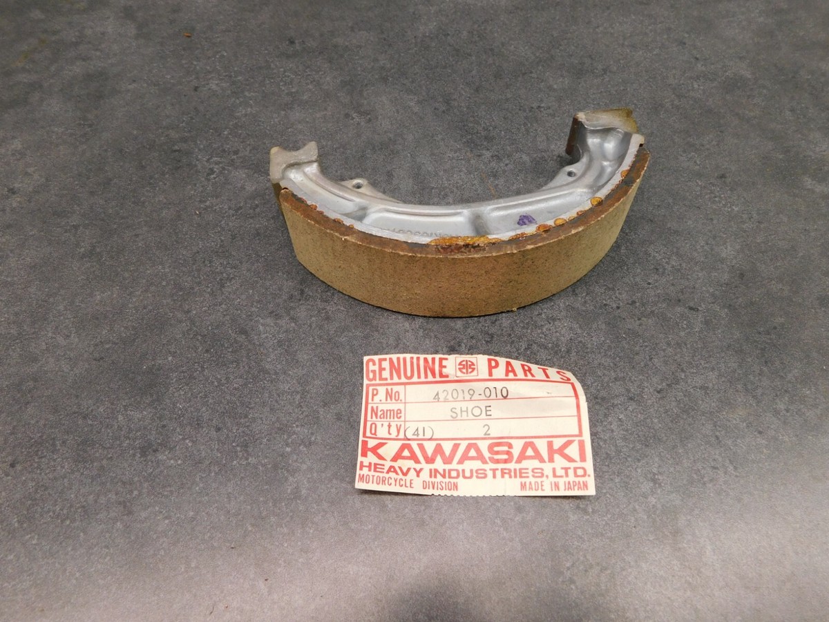 その他 Dreams Kawasaki NOS Brake Shoe (2) F7 F12MX KD KE KS KT KX KZ KDX 71-85