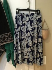 Ladies Skirt Paisley NO BRAND VTG - Pre-owned - Size 10