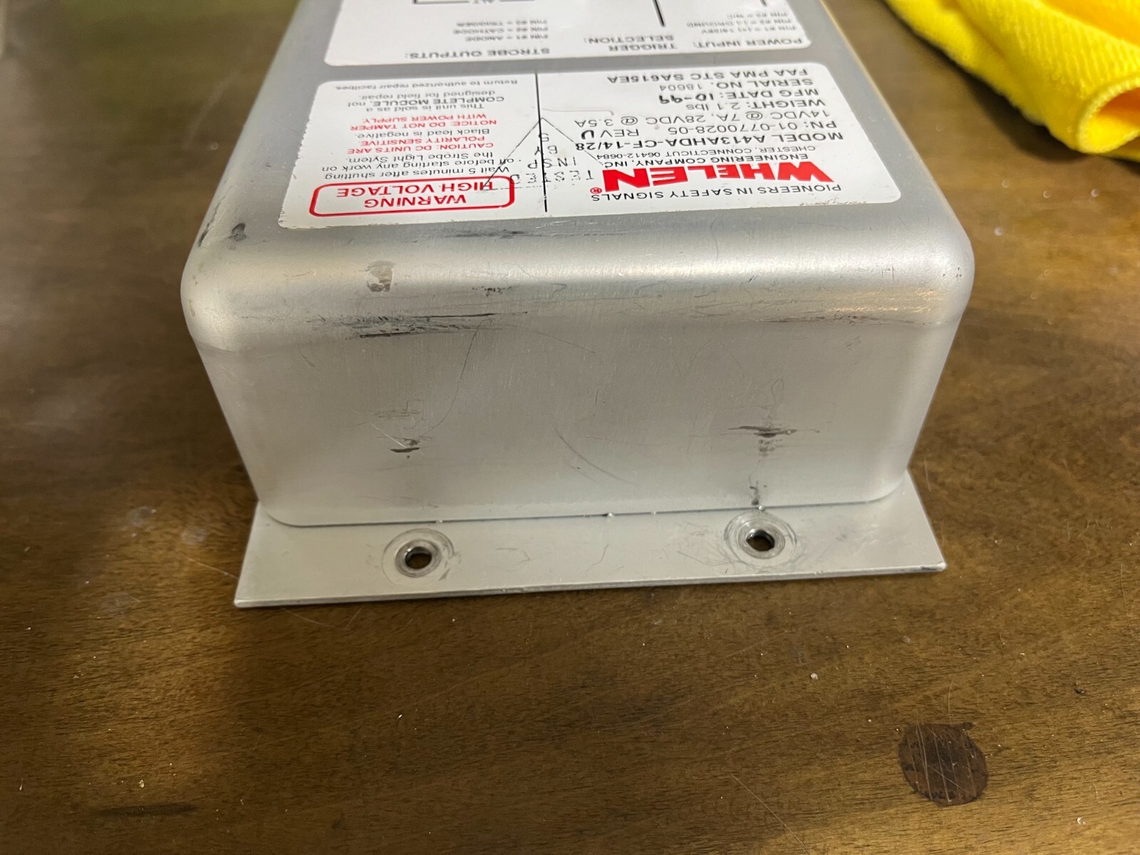 Whelen Aircraft Strobe Light Power Supply Model A413AHDACF 14 / 28 VDC