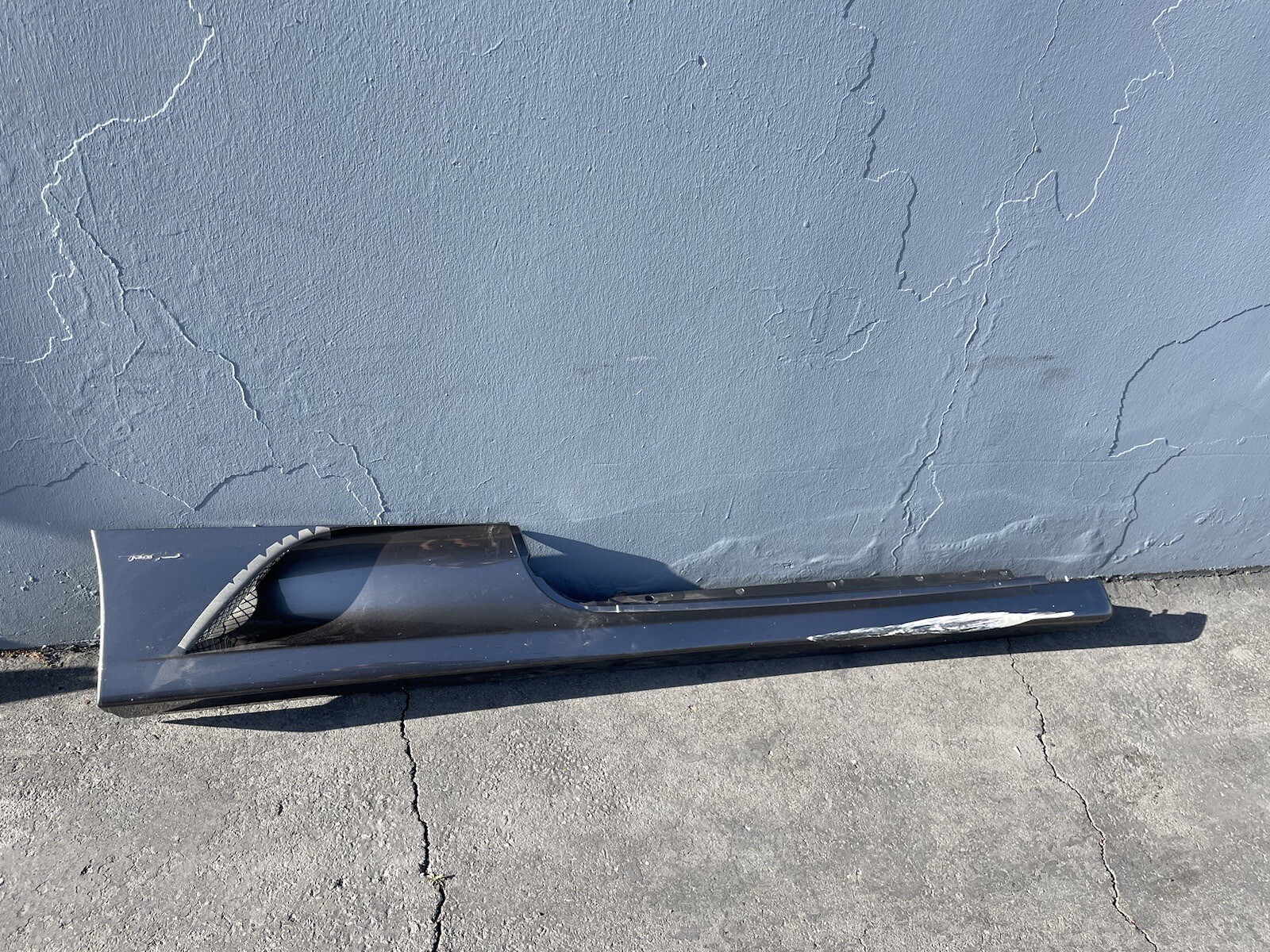 Ferrari F430 right rocker panel side skirt minor damage easily reparable 430