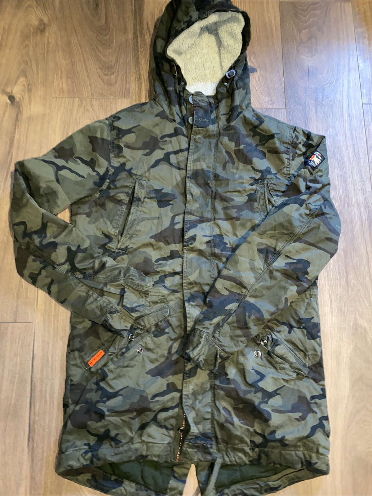 Superdry Mens Military Parka Jacket 