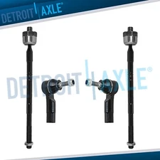 Front Inner and Outer Tie Rod Links for 2014 2015 2016 2017 2018 Jeep Cherokee