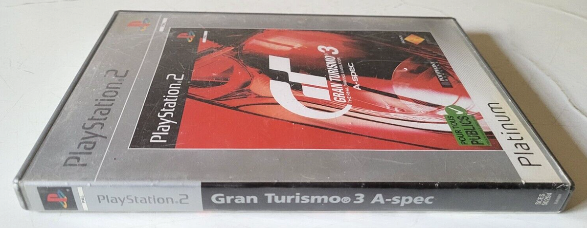 GRAN TURISMO 3 A-Spec Solo Disco ps2 Play Station 2 pal platinum EUR 4