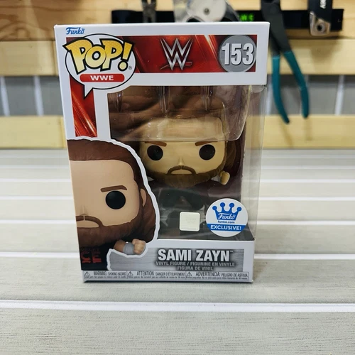 Funko Pop Sami Zayn WWE Funko Exclusive In Hand  +PROTECTOR