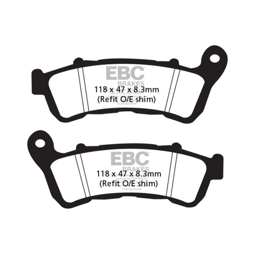 FITS Honda CBF1000 A S T FA ABS 06-16 EBC FA388HH Sintered Front/Rear BrakePads - 第 2/3 張圖片