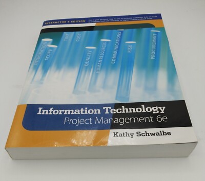 Information Technology Project Manager 6e Instructor's edition