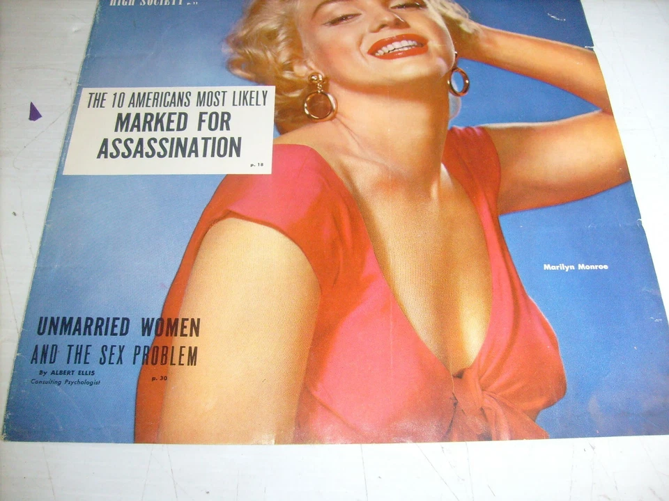 Marilyn Monroe Magazine Cover Complete Rare Night And Day Aug. 1954 - FRAMED - Image 3 of 4