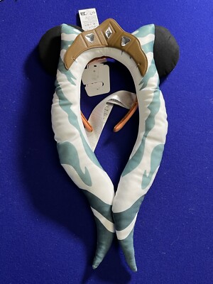 Disney Parks Star Wars Ahsoka Tano 3D Padded Mickey Minnie Headband Ears NEW