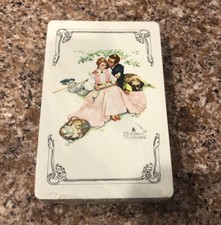Vintage Norman Rockwell Trump Cards Courting Couple Made in USA Factory Sealed