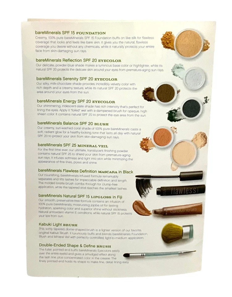 Bare Minerals Sea Yourself 10 Piece Collection Foundation Eyecolor  Lipgloss - Image 2 of 3