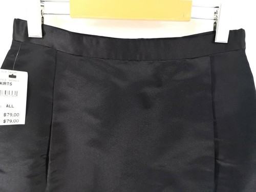 New Elie Tahari Women's Skirt Size Small Silk Black Lined Straight Pencil NWT Sm - Picture 2 of 12